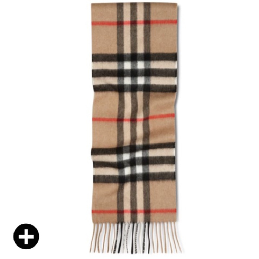 Burberry Check 100% Cashmere Unisex Scarf